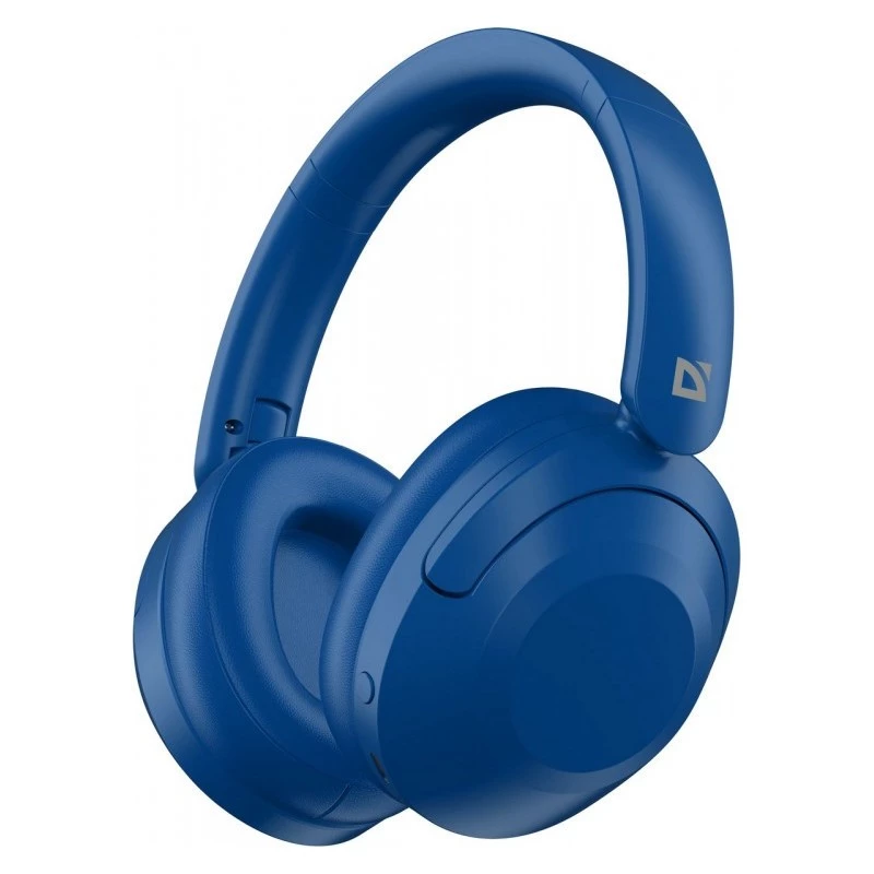 Belaidės ausinės Defender Fre Emotion B490 — mėlynos, ant ausų, Bluetooth, įmontuotas mikrofonas