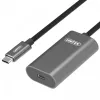USB kabelis UNITEK U305A 5 m USB 3.2 Gen 1 USB C pilkas