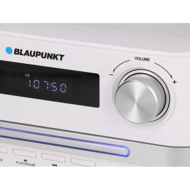 Namų garso mikro sistema BLAUPUNKT MS16BT 15 W, CD/USB/MP3, Bluetooth, FM RDS, balta