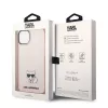 Karl Lagerfeld KLHCP14MCTRI Iphone 14 Plus / 15 Plus 6.7 Kietas dėklas Rožinis / Rožinis skaidrus Choupette Body