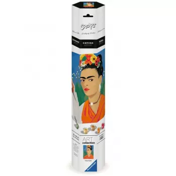 „Ravensburger CreArt“ drobės dėlionės rinkinys, meno kolekcija: Fridos Kahlo paveikslas, drobės versija