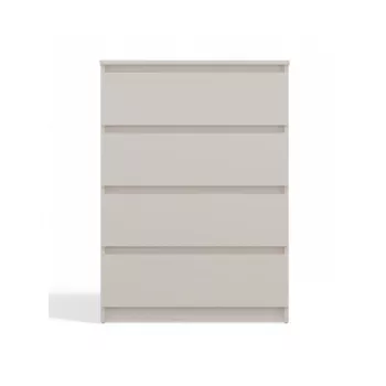 Komoda Top e Shop MALWA M4, 4 stalčiai, Kašmyras, 700×970×400 mm, laminatas