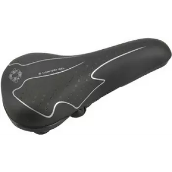 Dviračio balnas FISCHER Trekking 85652 su elastomerine pakaba, juoda/baltas