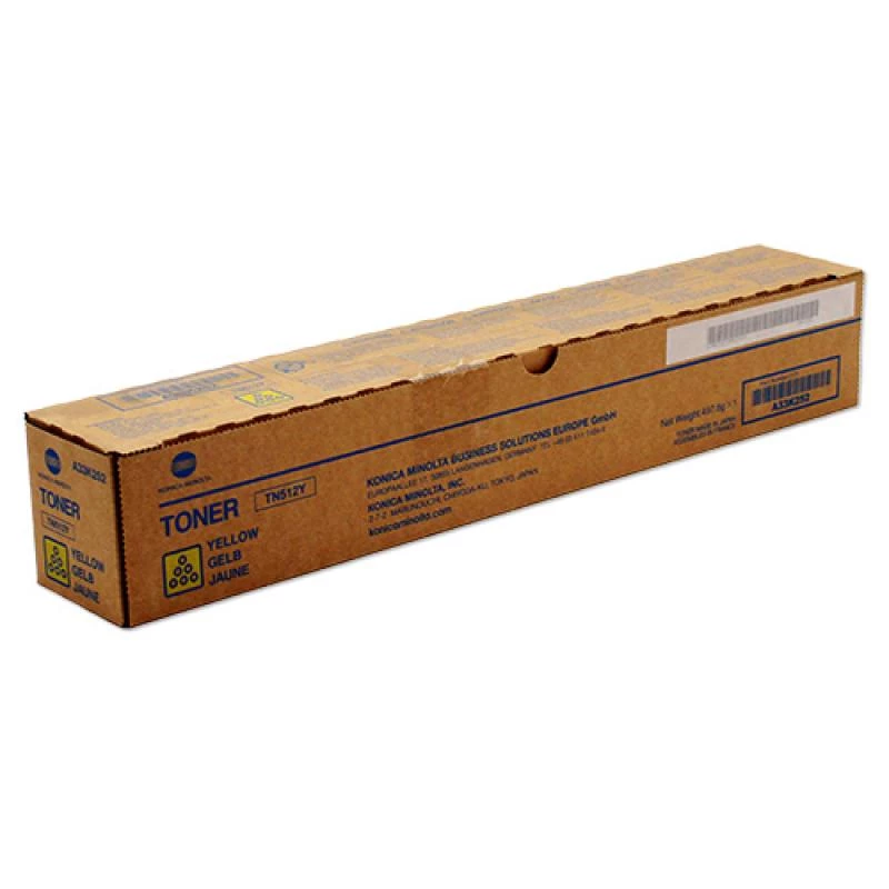Konica Minolta TN-512Y Tonerio kasetė 1 vnt. Originali geltona