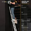 Teleskopinis kopėčios Batavia B.V. Giraffe AIR 3,81 m, kompaktiškos ištraukiamos aliuminio kopėčios