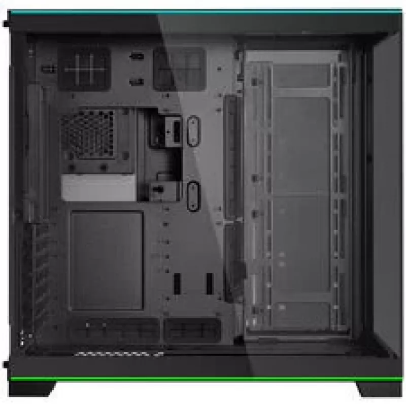 Lian Li O11 Dynamic EVO RGB PC korpuso rinkinys, Midi-Tower, ARGB, Grūdintas stiklas + 6x UNI FAN SL-INF atvirkštinio srauto ventiliatorius - juoda