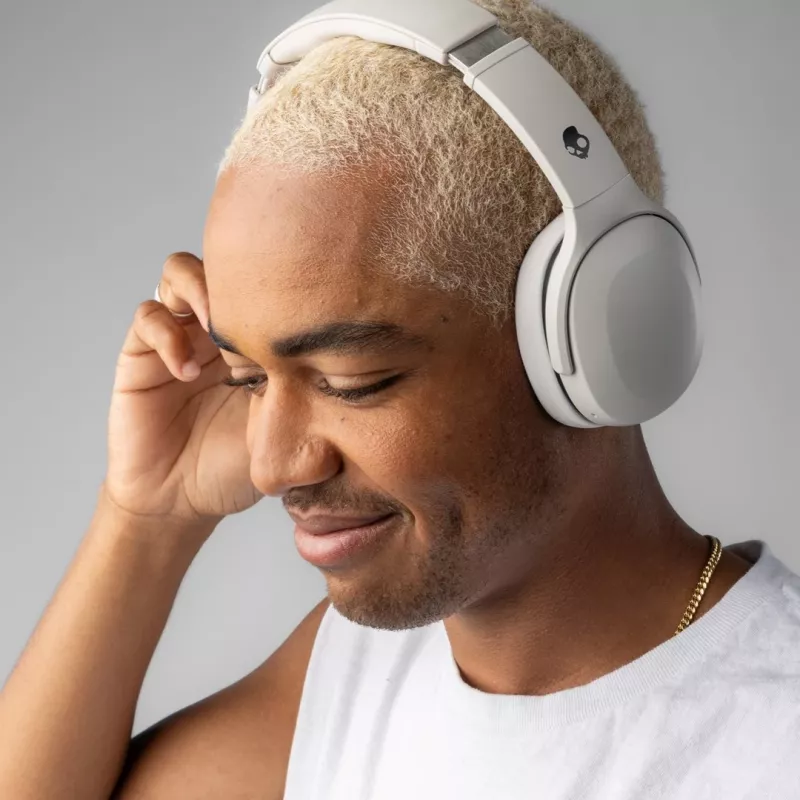Skullcandy Crusher 540 Active ausinės, uždedamos ant ausų, pilka betono spalva