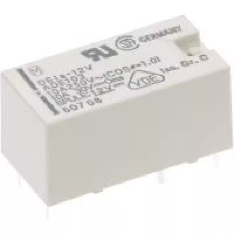 Panasonic PCB relė 12 V nuolatinė srovė 8 A 2 normaliai atviri kontaktai DE2A12 1 vnt. (DE2A12)