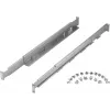 Stovo bėgelių rinkinys PowerWalker 10120531 — sidabrinis, plotis 550 mm, aukštis 140 mm, gylis 70 mm, palaiko stovo gylį 78–120 cm, svoris 3,1 kg