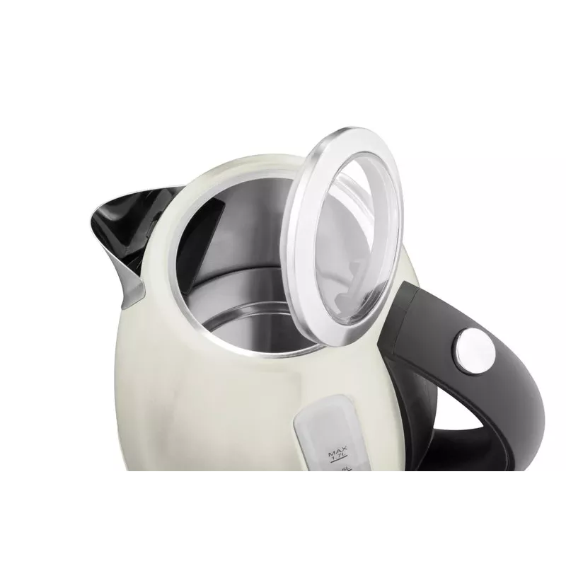 ETA | Virdulys | ELA ETA859890070 | Standartinis | 2100 W | 1,7 L | Nerūdijantis plienas | 360° besisukantis pagrindas | Kreminė