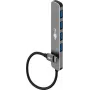 Goobay 79157 - USB-C 3.2 šakotuvas 4 prievadų 5 Gbit/s 4x USB-A 3.2 - Skaitmeninis/Duomenų (79157)
