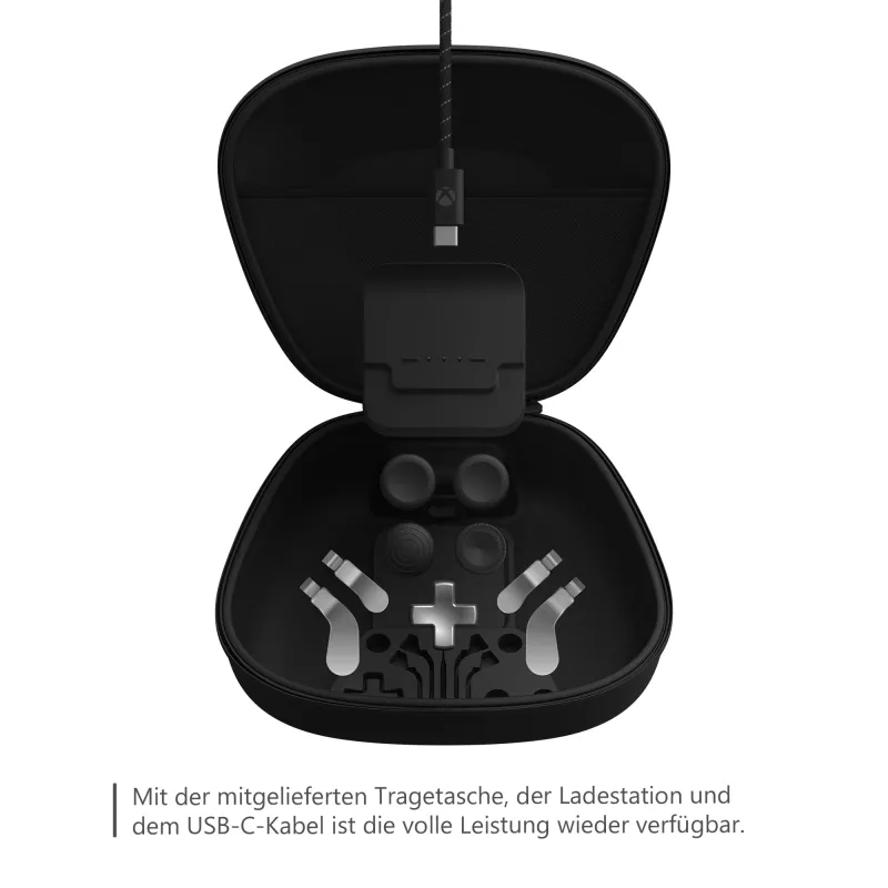 Žaidimų valdiklio priedas Microsoft Xbox Elite Wireless Controller Series 2 Complete Component Pack juoda sidabrinė