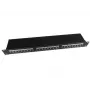 Gembird Cablexpert 1U montuojamas stovo skydelis Cat5e, juodas