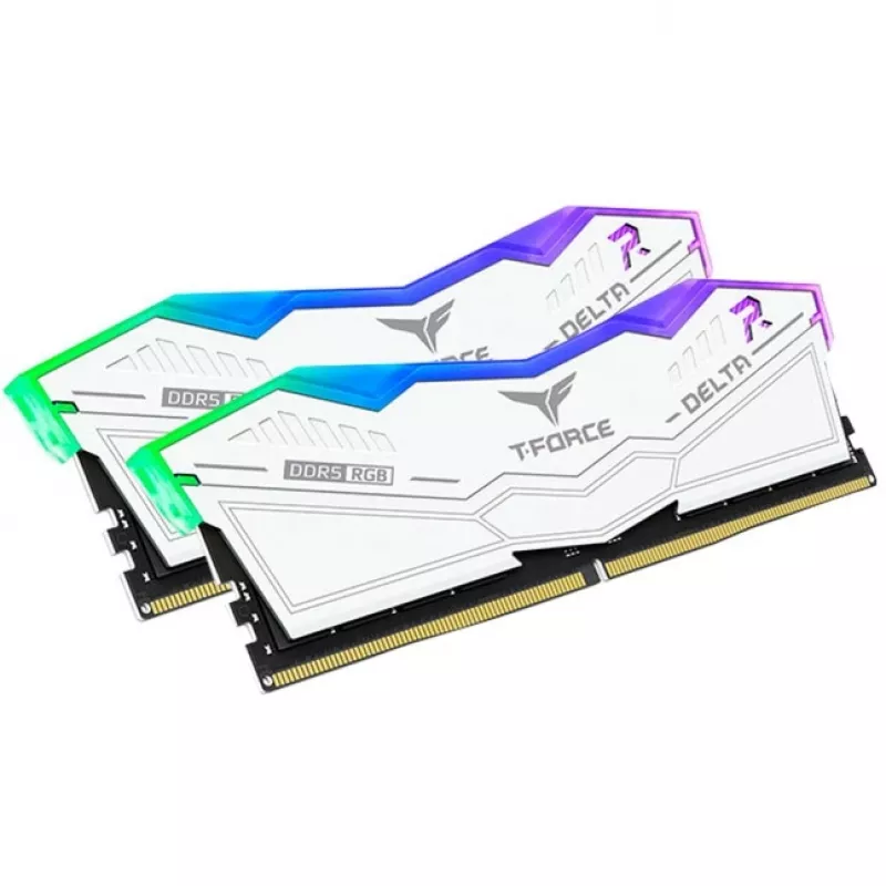 DIMM 64 GB DDR5-6000 (2x 32 GB) Dual-Kit, atmintis balta, FF4D564G6000HC38ADC01, Delta RGB, INTEL XMP