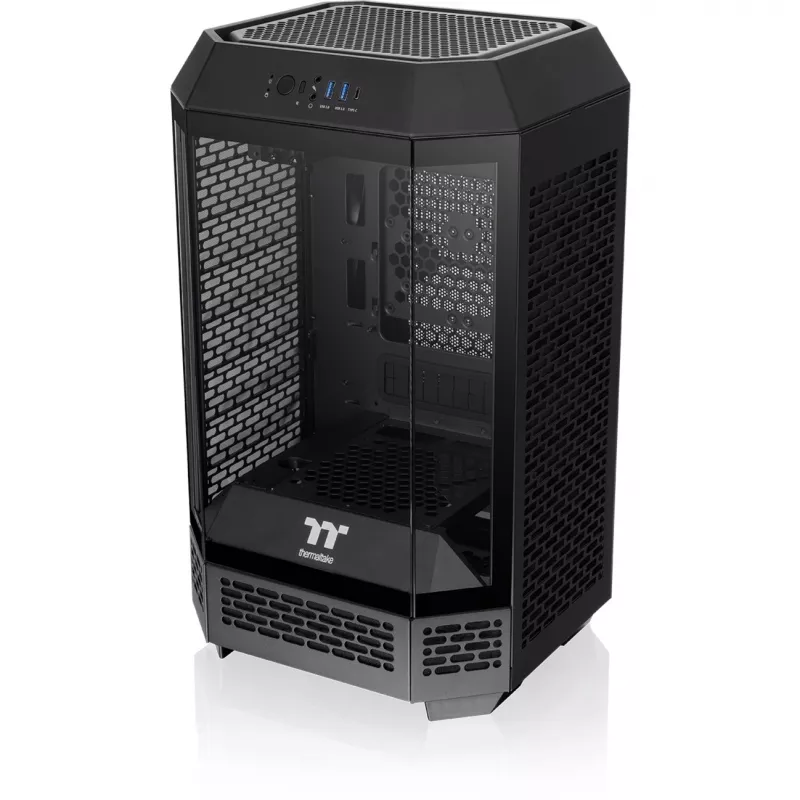 Thermaltake The Tower 250 Mini Tower Juoda, White