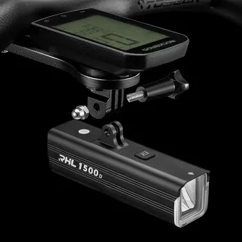 Rockbros RHL1500 priekinis dviračio žibintas spidometrui / GPS
