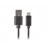 USB 2.0 laidas LANBERG CA-USBO-20CU-0010-BK — USB A į USB C, 1 m, juodas, 480 Mbit/s