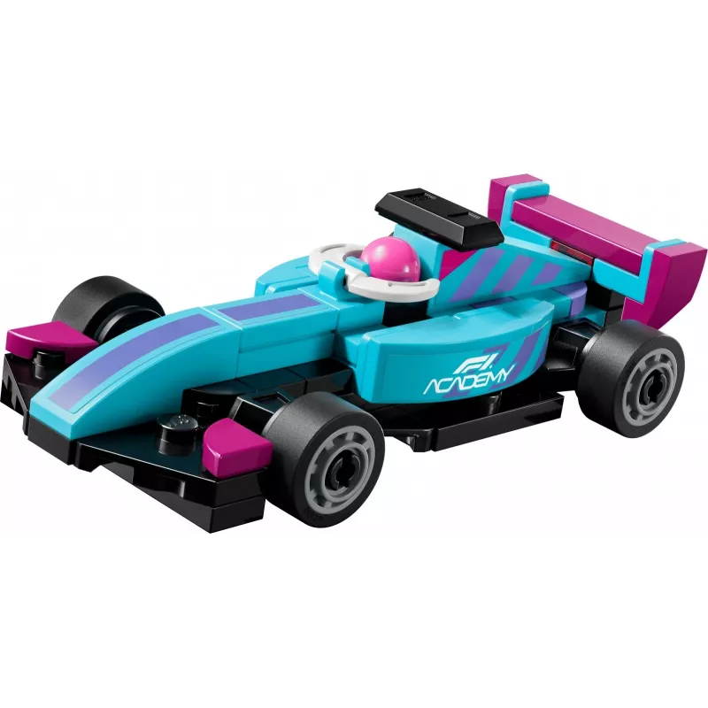 30734 Speed Champions F1 ACADEMY Mini-Auto, konstrukcinis žaislas maišelyje