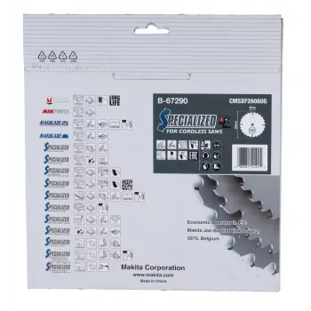 T.C.T. pjovimo diskas 260X2.15X30mm 10° T80 EFFICUT