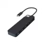 USB-C stotelė HYPER HD4101BKGL — 5 prievadų (USB-C, USB 3.2 Gen1 Type-A, HDMI 4K), 5000 Mbit/s, juoda