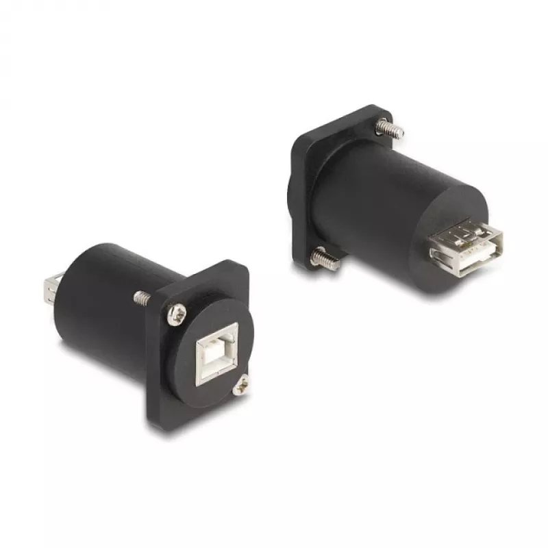 DeLOCK D-Type modulis USB 2.0 Type-B lizdas į Type-A lizdą juodas