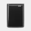 Šiukšliadėžė BRABANTIA BO 7 L matinė juoda modelis 222900, 7 L talpa, valdoma pedalu