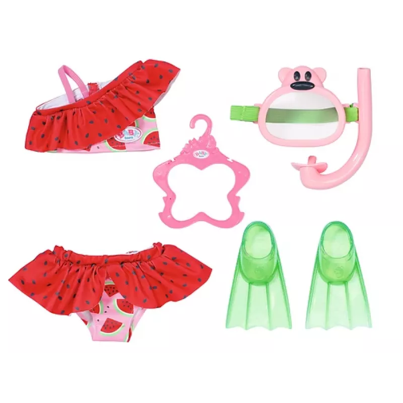 BABY born Snorkeling rinkinys 43 cm lėlių maudymosi apranga