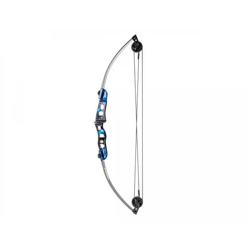 Compound bow POE LANG Firestar 25 lbs, carbon/aluminium construction, 740 mm length, 3 arrows & rest