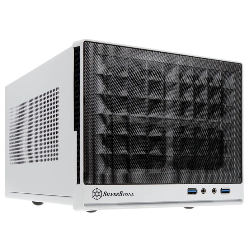 PC korpusas Sidabrinėstone SG13 Mini Tower Juoda