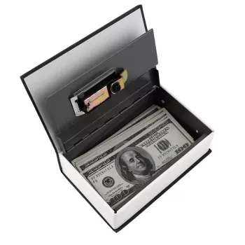 Extralink Home Book Safe, pinigų dėžutė, plieninis seifas raktams, S-405