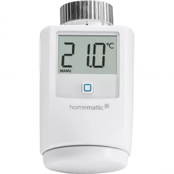 eQ-3 AG Homematic IP HMIP-eTRV, RF, 868,3 MHz, balta, M30 x 1,5, IP20, skaitmeninis