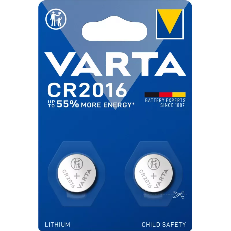 VARTA Electronics baterija CR2016 ličio 90 mAh 3V VE 2 (06016101402)