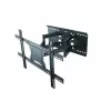 Sieninis laikiklis ART AR-87 40–80 colių ekranams, 60 kg, VESA iki 600×400, pakreipimas 12°, pasukimas 45°, ištraukimas 5,6–45,8 cm