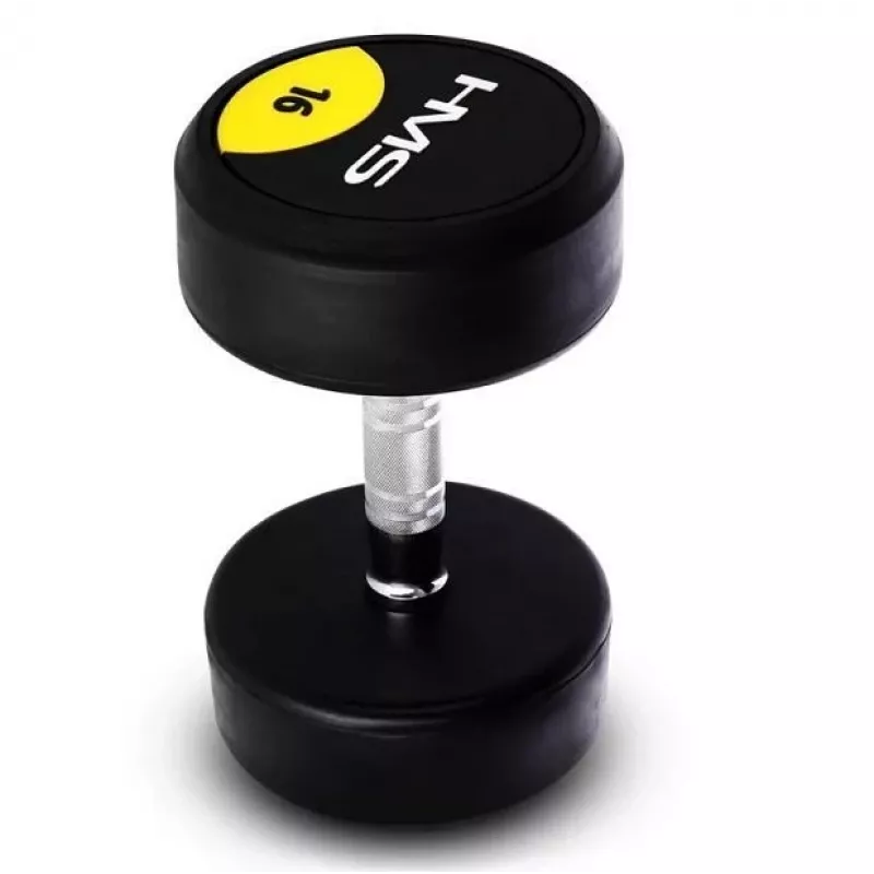 Gumuotas hantelis 16 kg HMS HG PRO 16