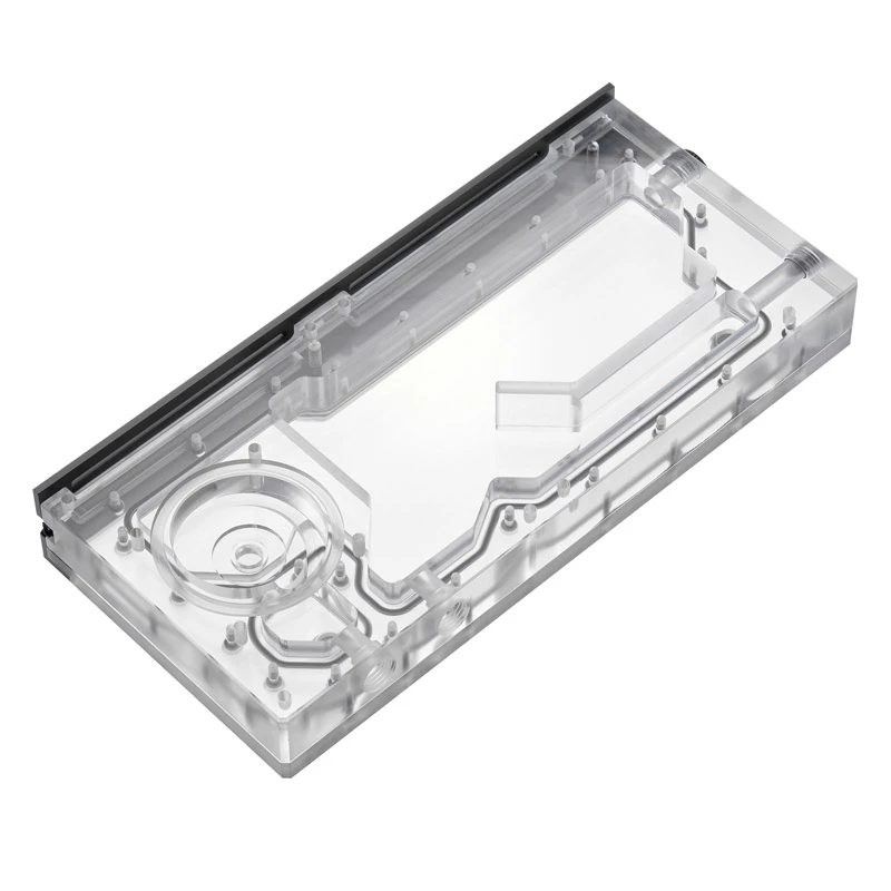 Phanteks R260C rezervuaras - permatoma akrilo galinė plokštė D5 ARGB-LED