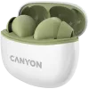 CANYON Ausinės Į ausis TWS-5, Žalia Bluetooth 5.3, liečiamasis valdymas, įkrovimo įvestis: USB-C