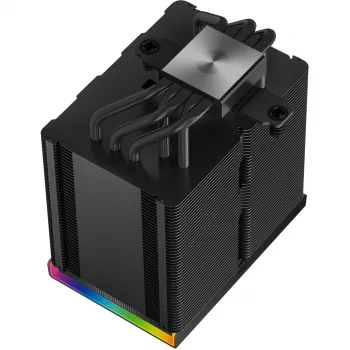 Oro aušintuvas DeepCool AK500 Digital Pro 12 cm juodas su skysčių dinaminiu guoliu