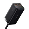 Baseus GaN3 100/ 65W stalinis įkroviklis greitasis įkrovimas QC 3.04.0 USB C Type C telefono įkroviklis skirtas IPhone15 Huawei Xiaomi MacBook nešiojamam kompiuteriui