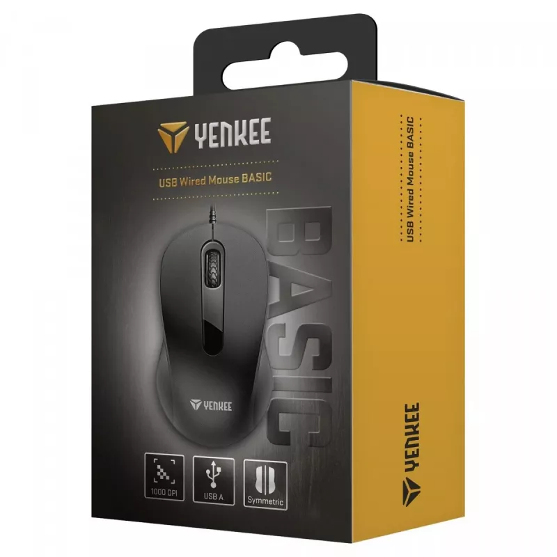Pelė Yenkee YMS 003BK laidinė USB