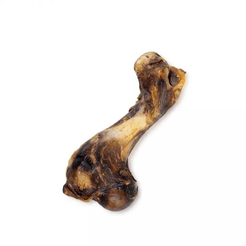 Šunų kramtomasis kaulas UNISZKI Pork Bone, vienas vienetas — kiaulienos skonio, 0–200 g, be grūdų, suaugusiems šunims, dantų priežiūrai