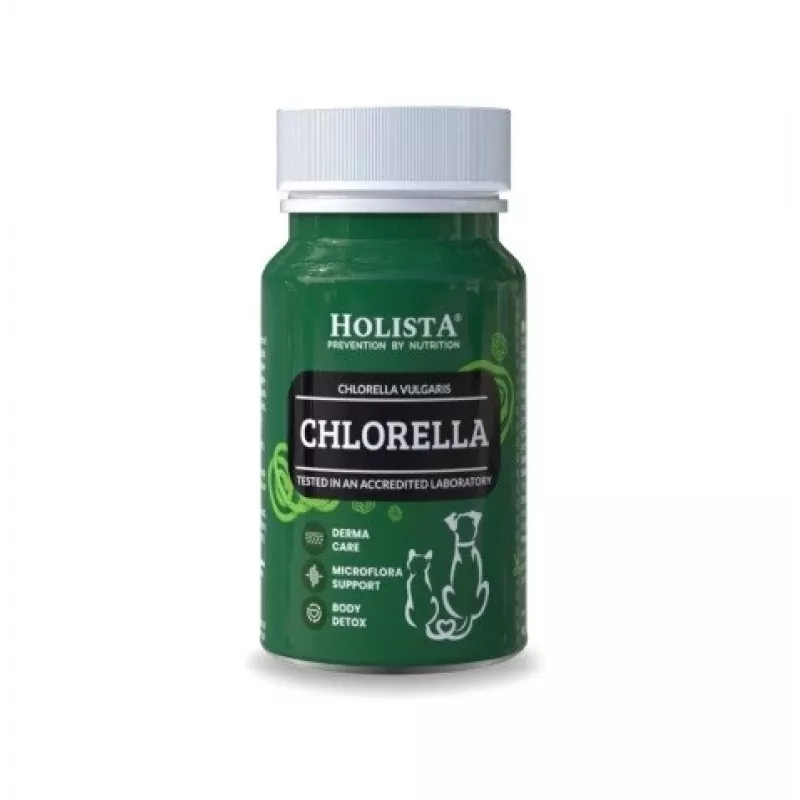 HOLISTA Chlorella - papildai šunims ir katėms - 90 vnt.