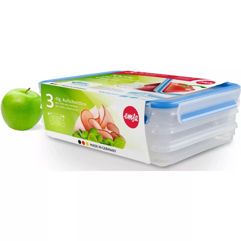 EMSA 508556 maisto laikymo indas Kvadratinis 1 L Skaidrus 1 vnt.