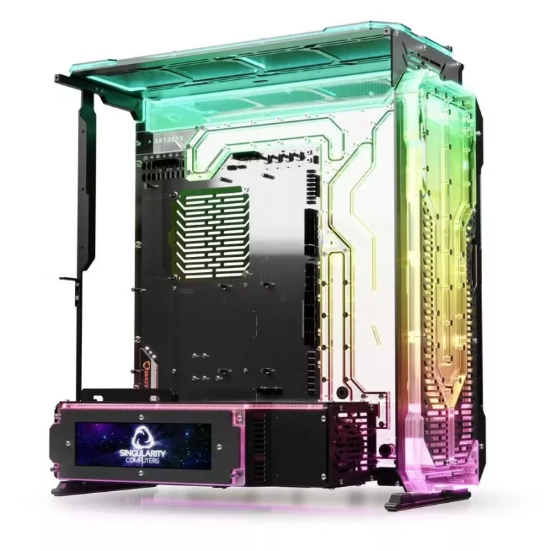 Priekinis skydelis PC korpusui Singularity Spectre 4 Elite, akrilinis permatomas