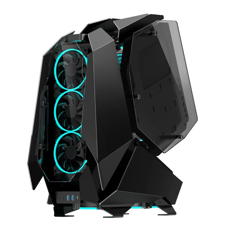 PC Case Jonsbo MOD5, ATX, Juoda