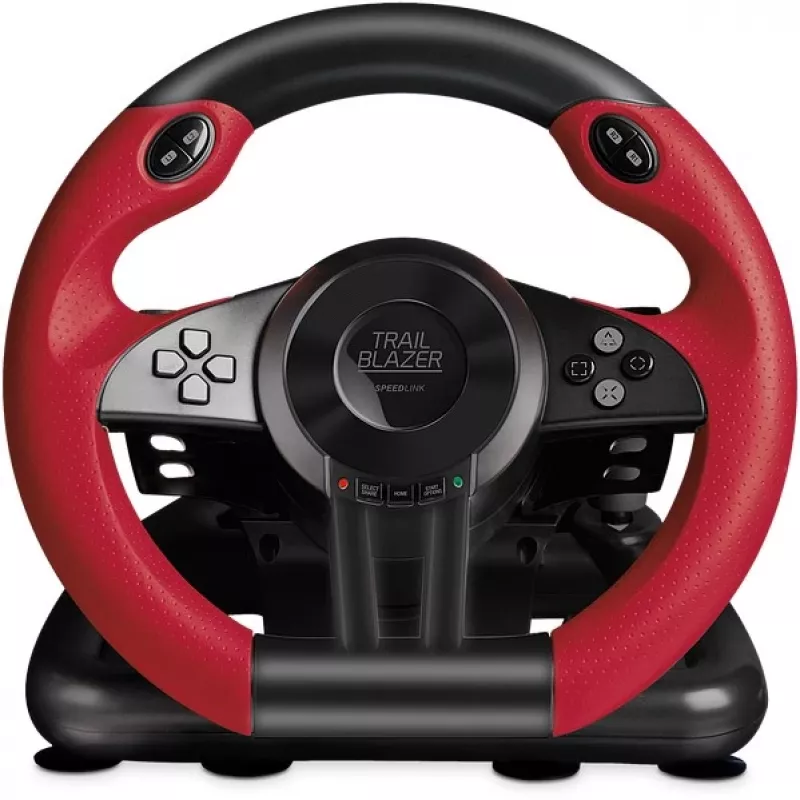 Speedlink Steering Wheel TRAILBLAZER. PC/PS4/Xbox X/S/One/Switch mažmeninė prekyba