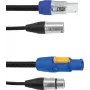 DMX kombi kabelis EUROLITE 30227780 P-Con į 3 kontaktų XLR, 1,5 m
