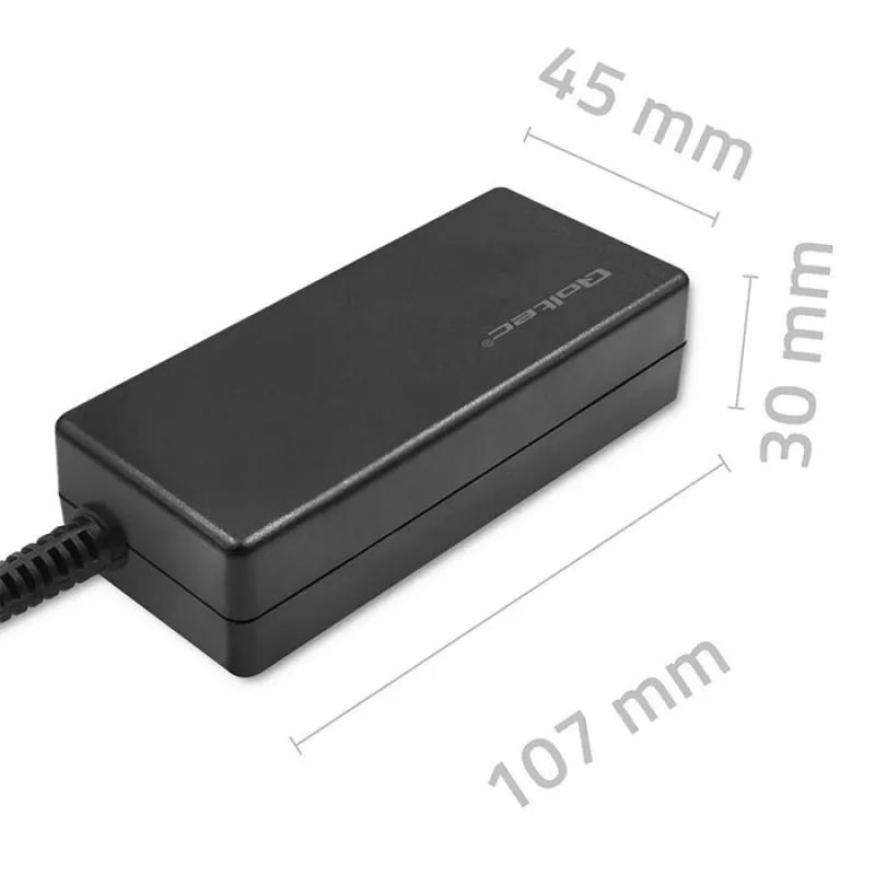 Qoltec 51774 Maitinimo adapteris LG monitoriui 25W | 1.3A | 19V | 6,5 * 4,4 + maitinimo laidas