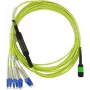 MPO-4xLC daugiamodis OM4 komutacinis kabelis BlueOptics 470-ABOG 3 metrai