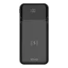 Savio BA-09 išorinė baterija Ličio polimero (LiPo) 37 mAh Belaidis įkrovimas Juoda