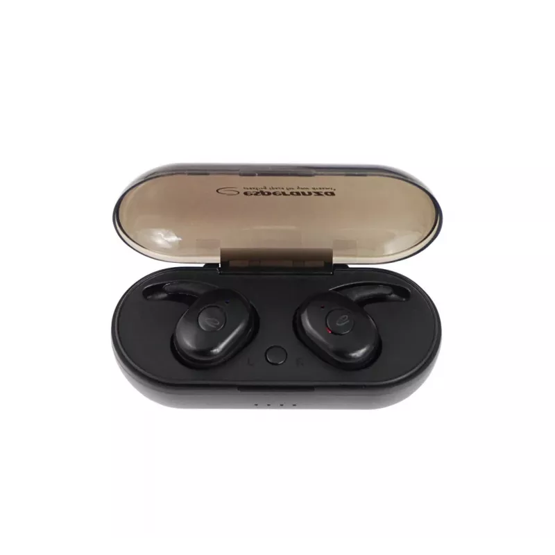 Esperanza TWS CARDERA ausinės belaidės į ausis įdedamos skambučiams / muzikai Bluetooth juodos